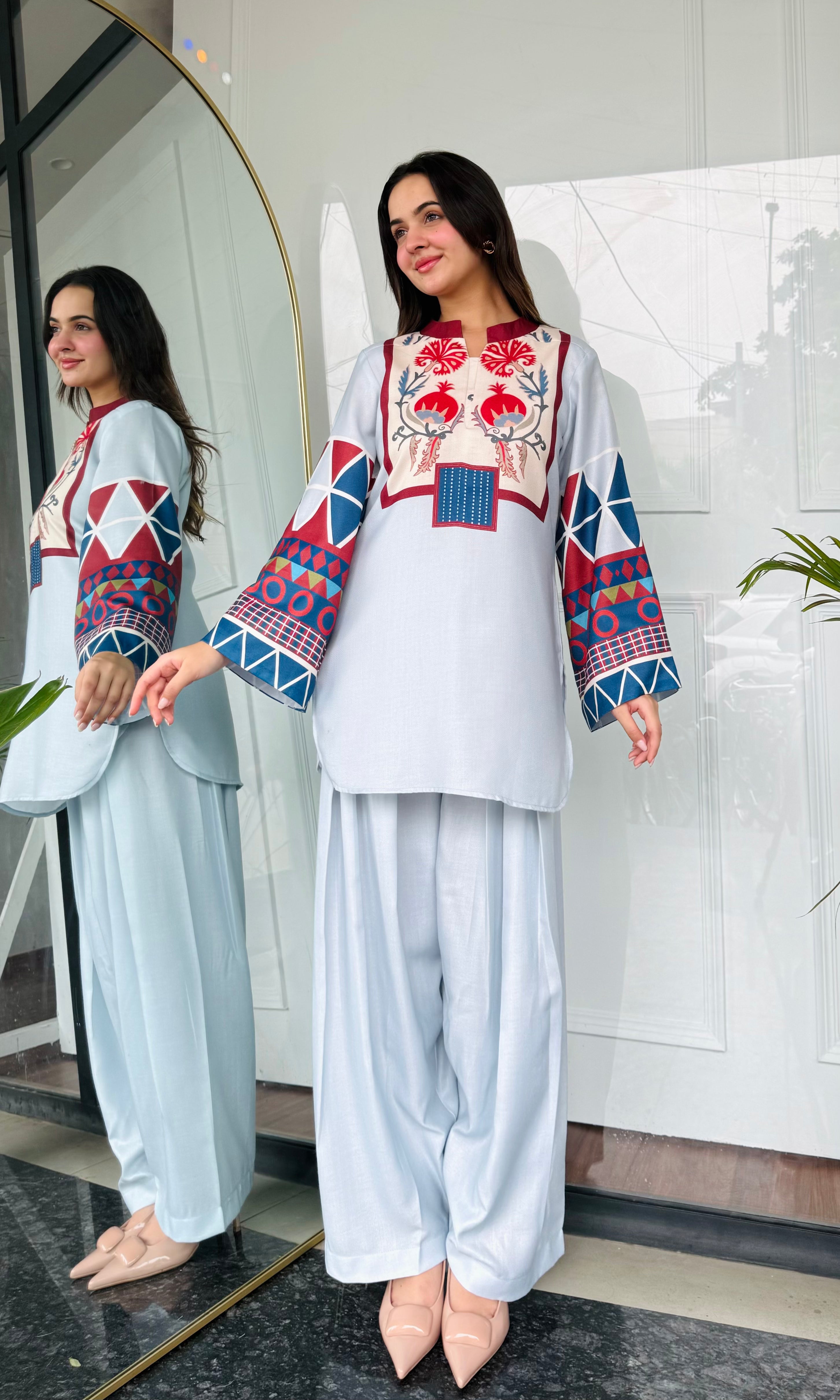 Blue Essence Kurta Set