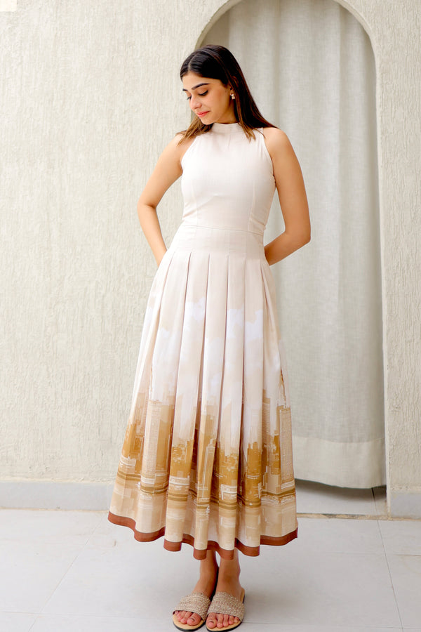 Sunlit Breeze Summer Dress