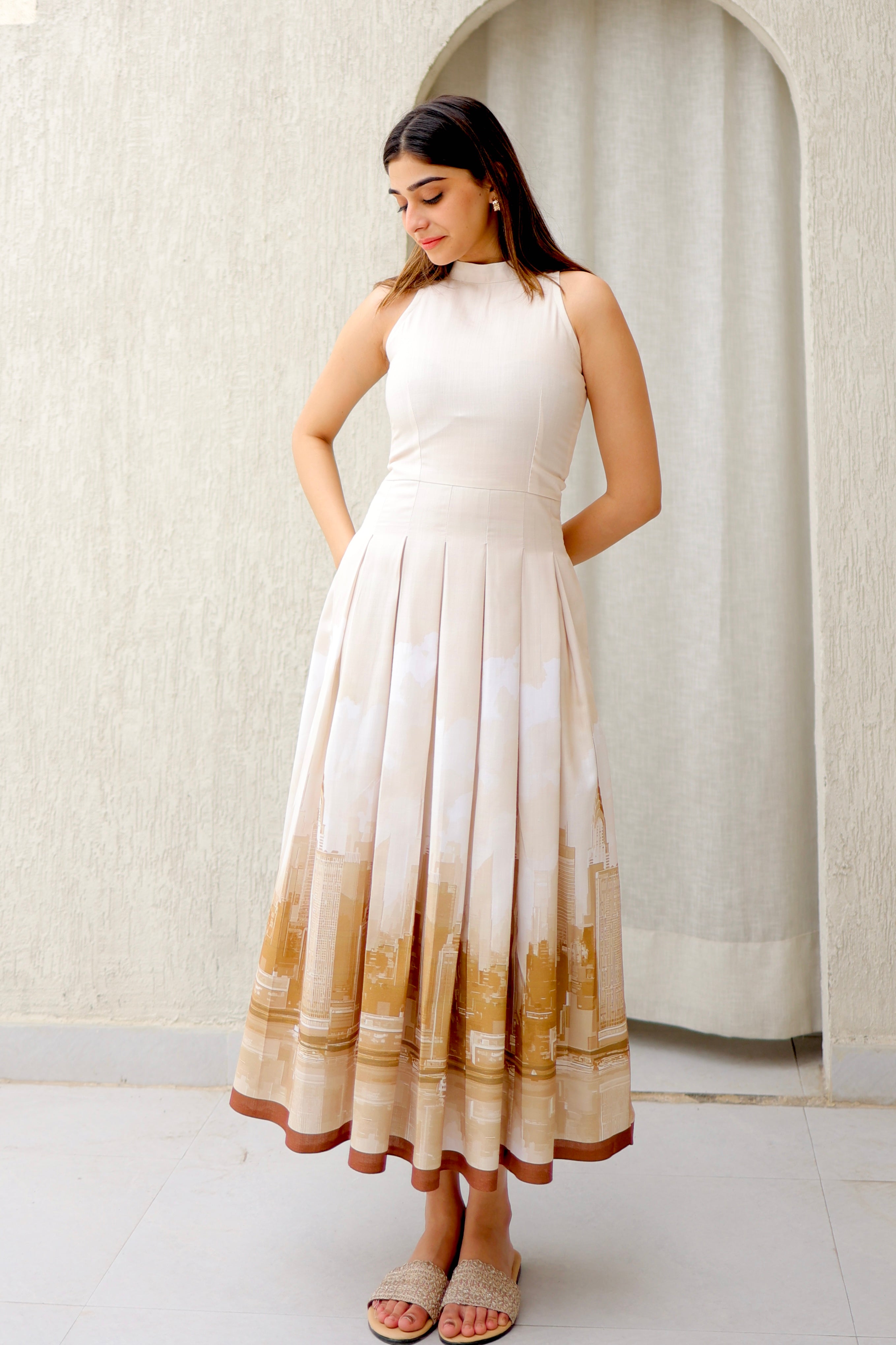 Sunlit Breeze Summer Dress