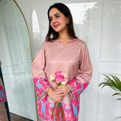 Mocha Rose Kurta Set