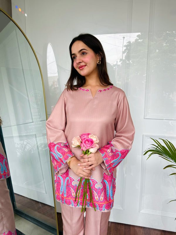 Mocha Rose Kurta Set
