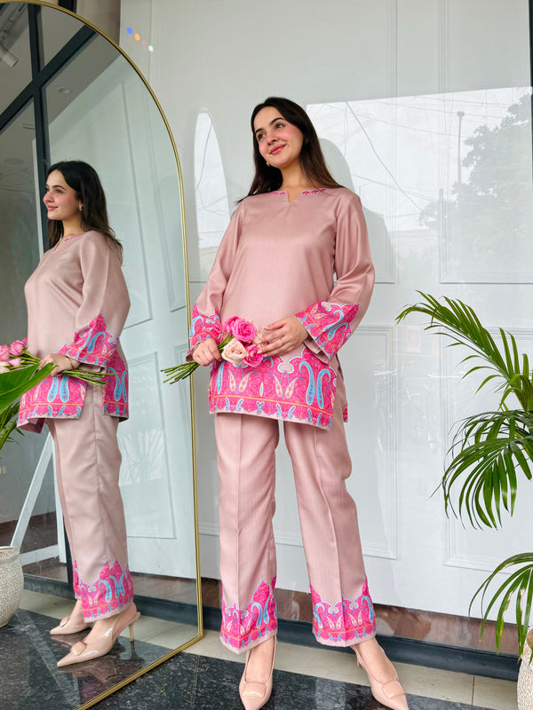 Mocha Rose Kurta Set