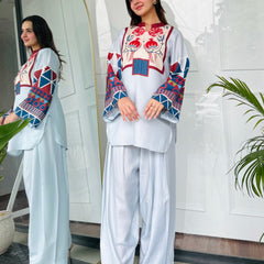 Blue Essence Kurta Set