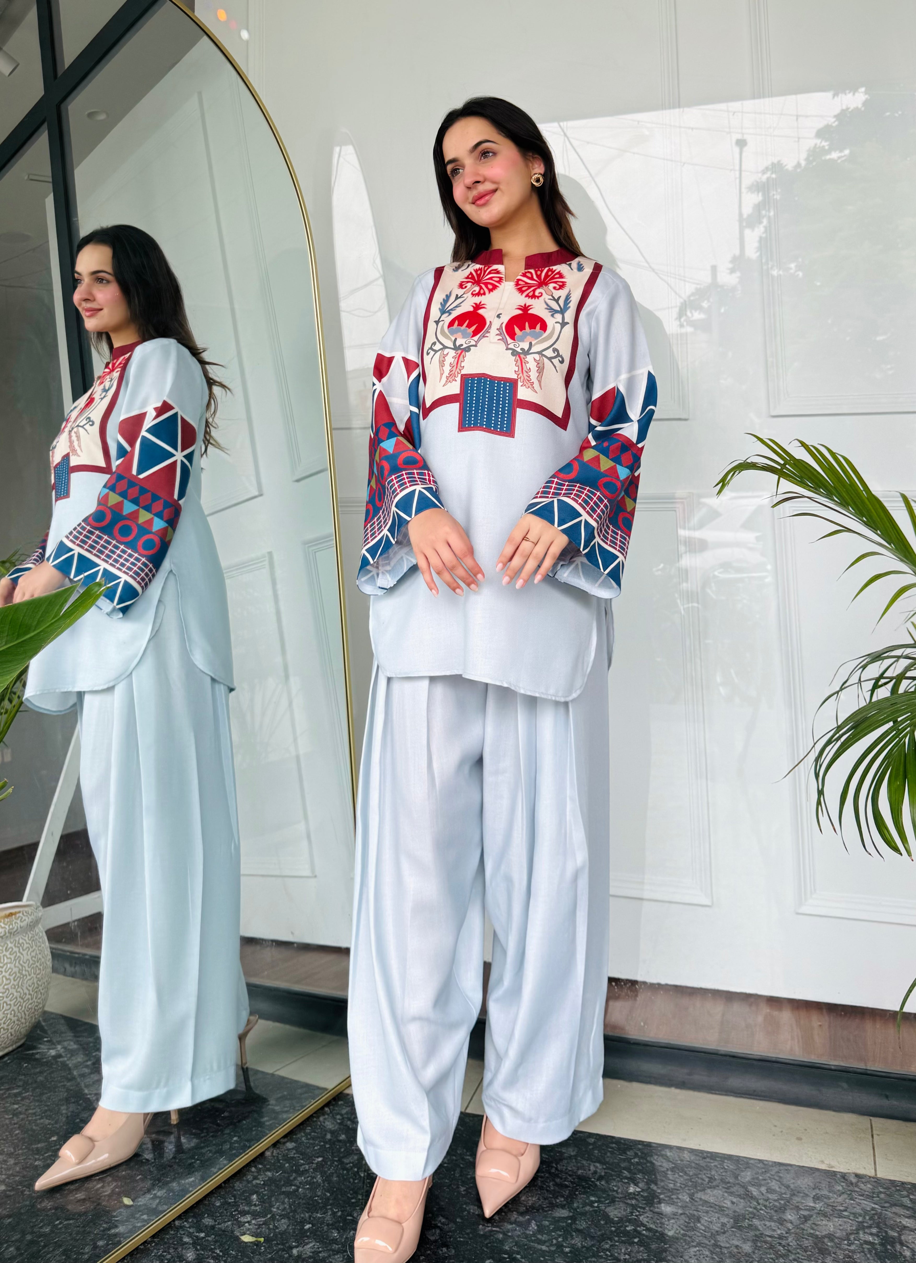 Blue Essence Kurta Set