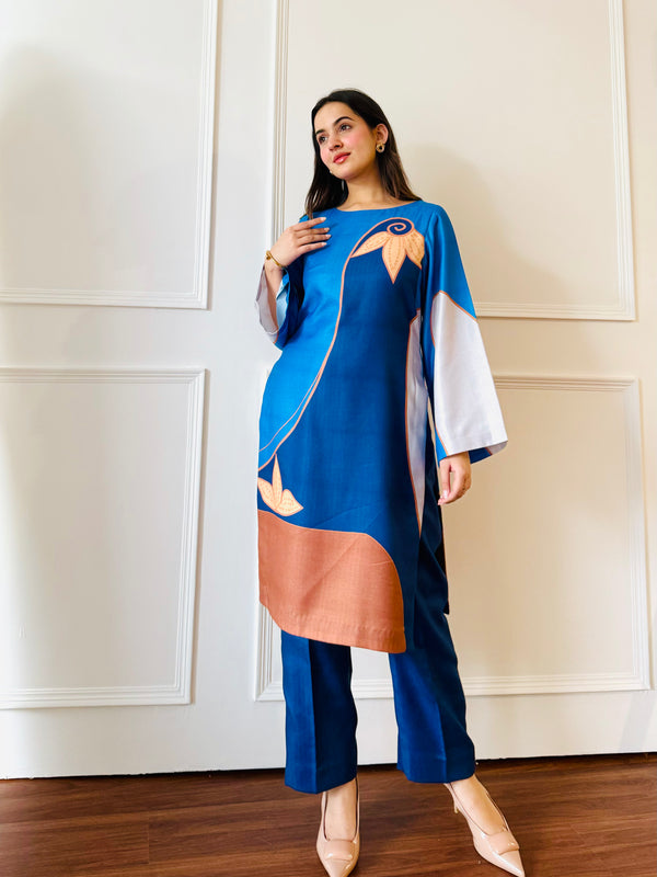 Blue Mirage Kurta Set