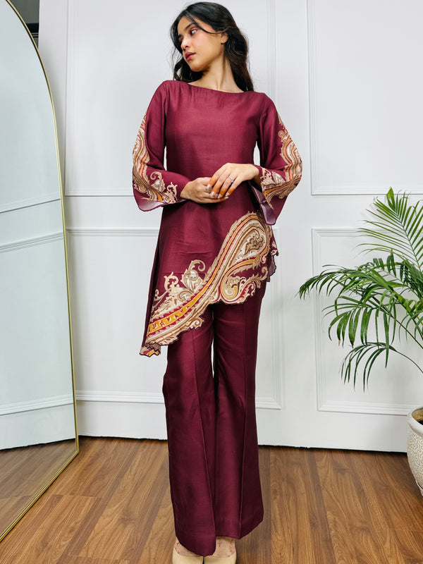 Paisley Rouge Co-ord Set