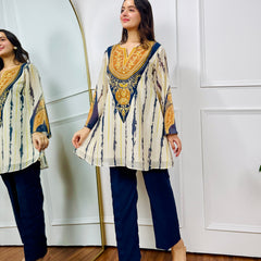 Lunar Indigo Festive Kurta Set