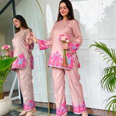 Mocha Rose Kurta Set
