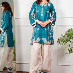 Emerald Paisley Kurta Set
