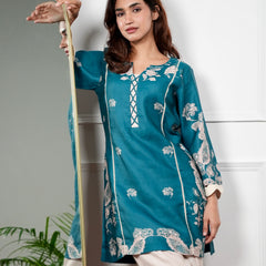 Emerald Paisley Kurta Set