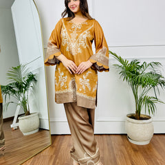 Mustard Mirage Kurta Set