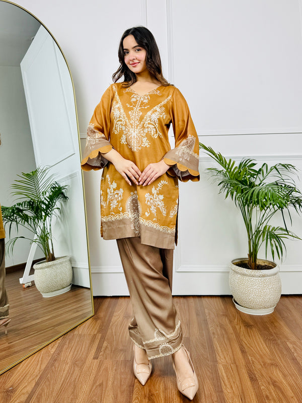Mustard Mirage Kurta Set