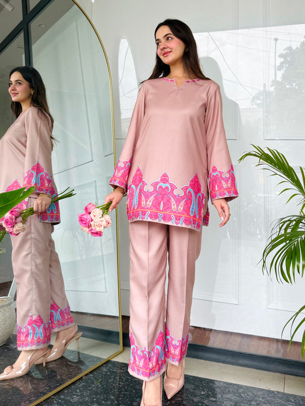 Mocha Rose Kurta Set