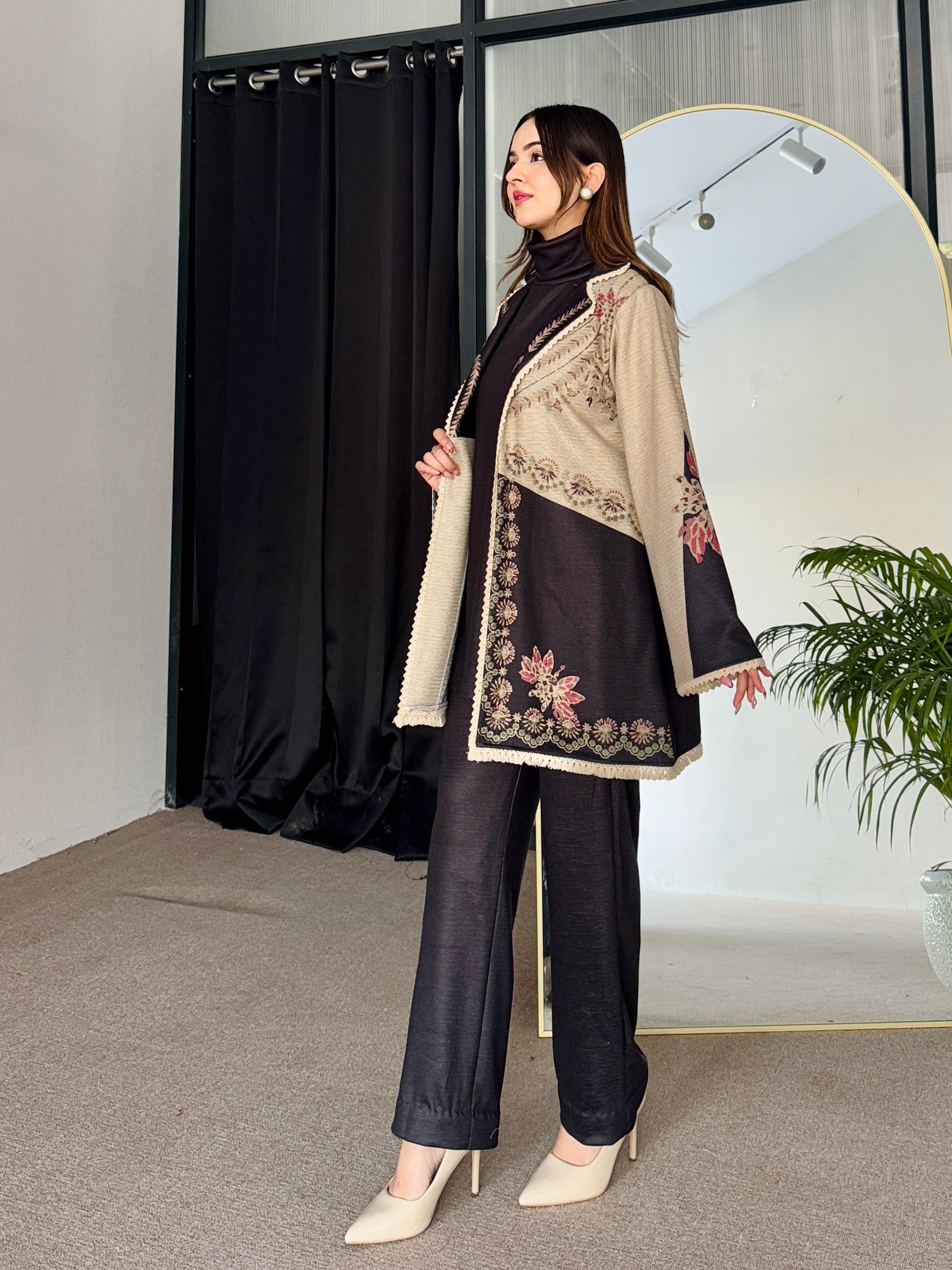 Midnight Blossom Winter 3 Piece Set