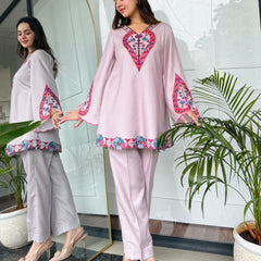 Blush Heart Kurta Set