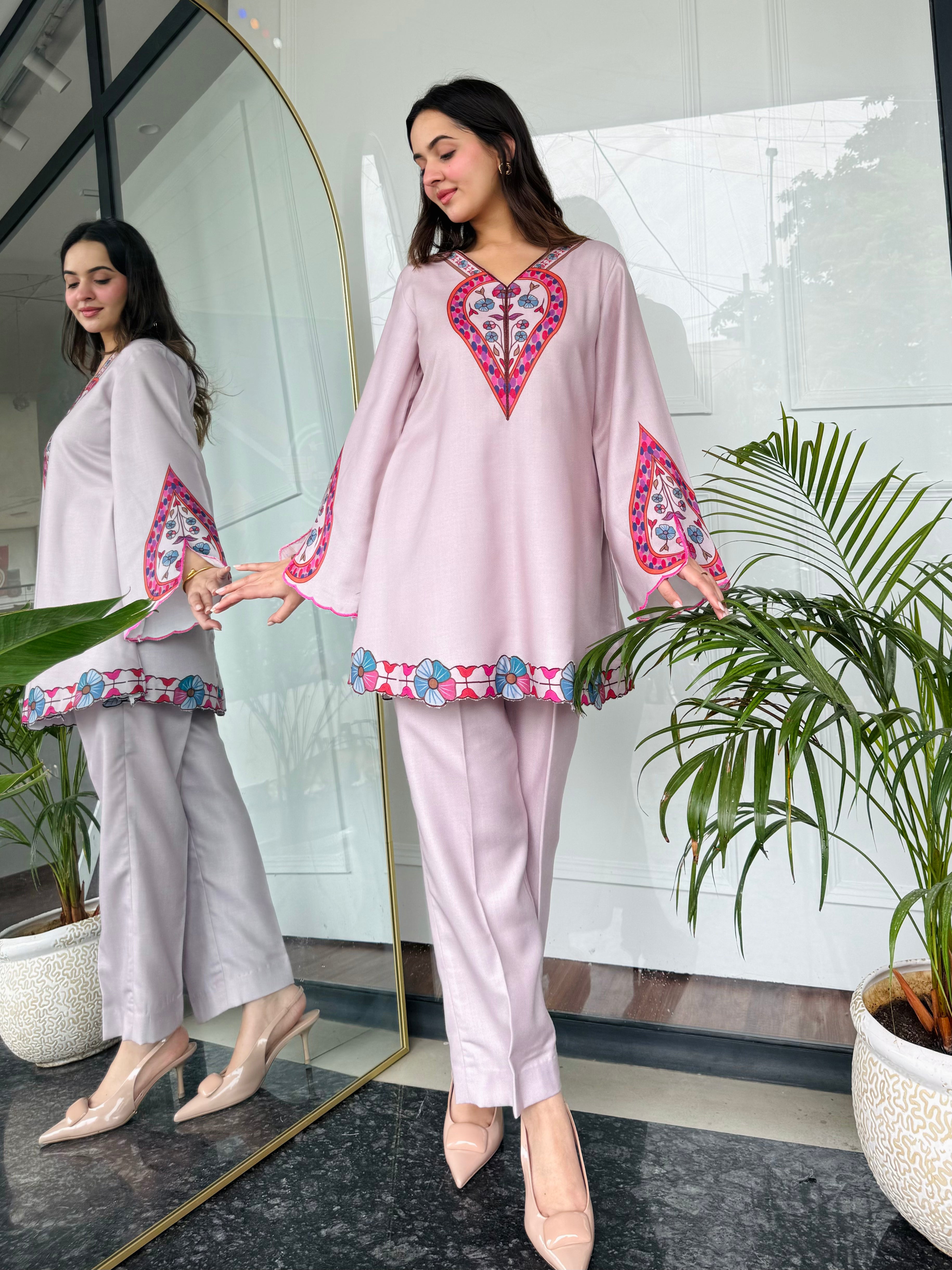Blush Heart Kurta Set