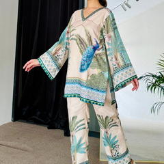 Island Flora Kurta Set