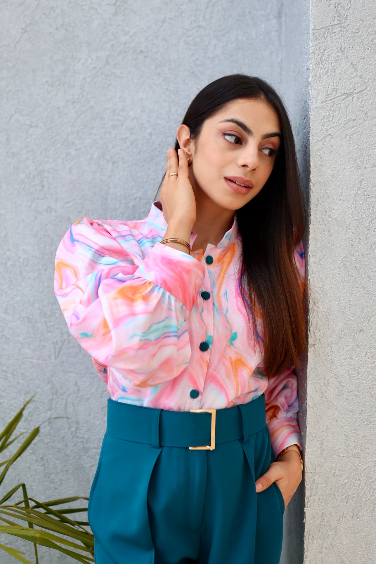 Colorful Print Shirt