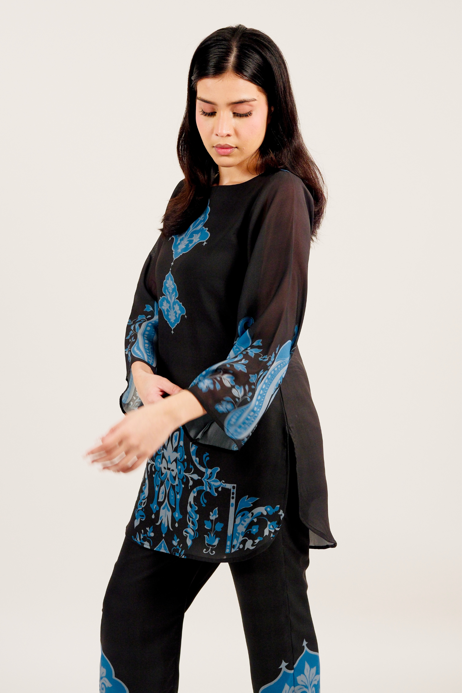 Blue Breeze Kurta Set