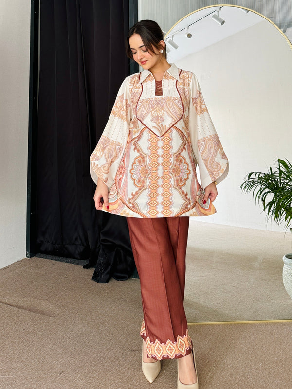 Cinammon Bliss Winter Kurta Set