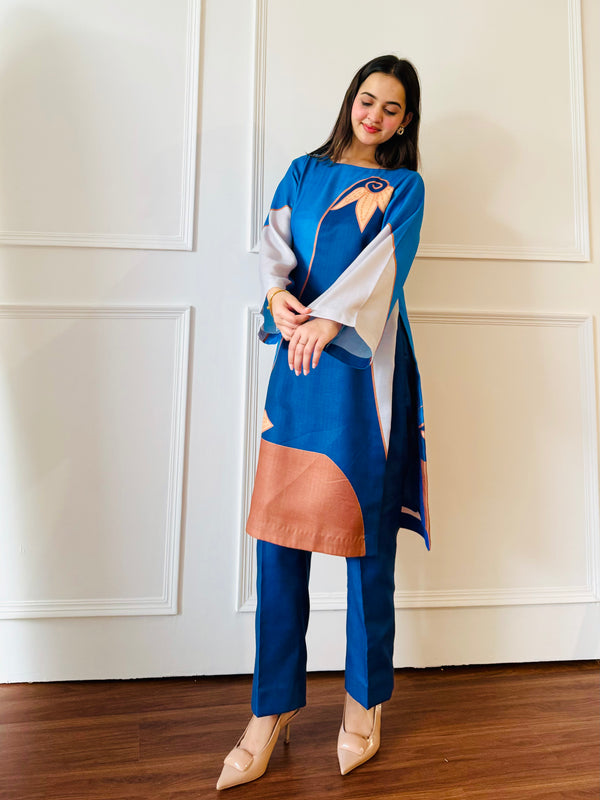Blue Mirage Kurta Set