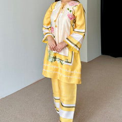 Yellow Festive Kurta Set