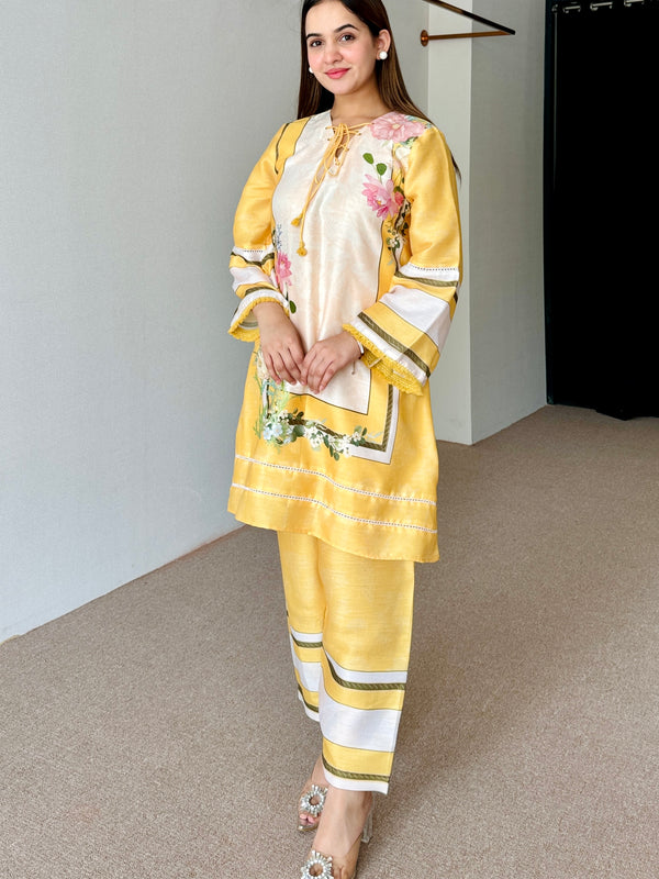 Yellow Festive Kurta Set