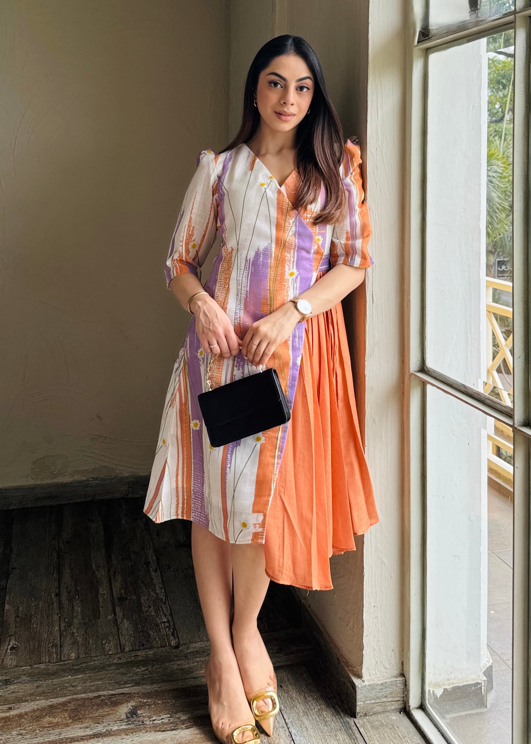 Emily Linen Midi Dress
