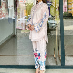 Noor E Beige Pakistani Kurta Set