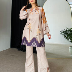 Sara Pastel Winter Kurta Set