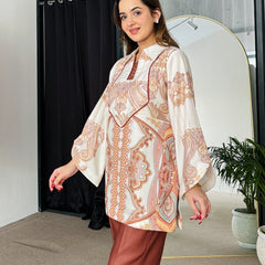 Cinammon Bliss Winter Kurta Set