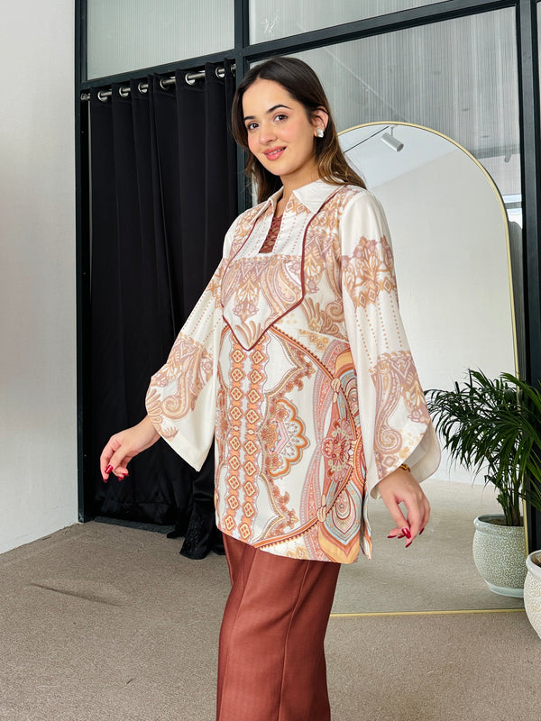 Cinammon Bliss Winter Kurta Set