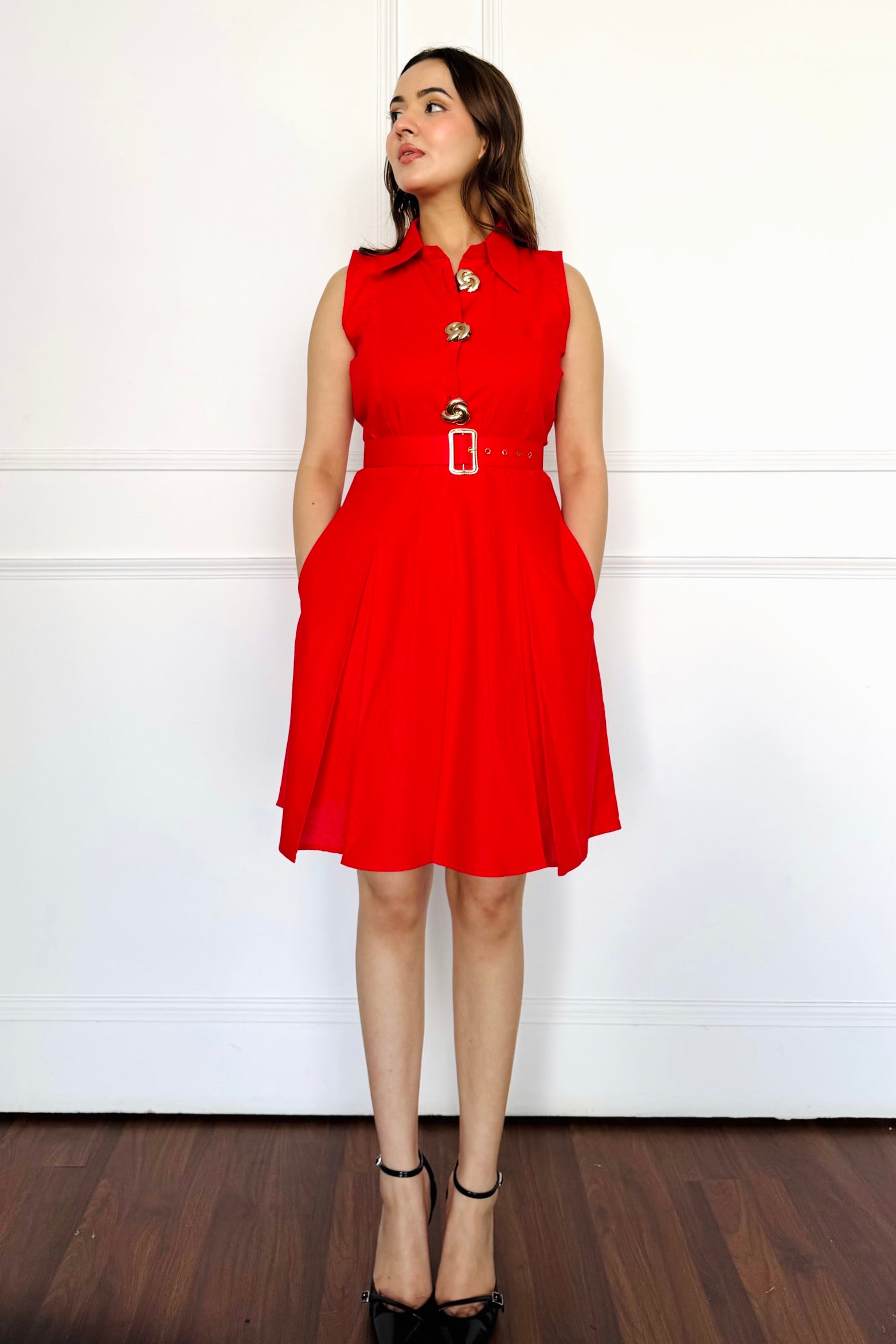 Basic Red Summer Dress