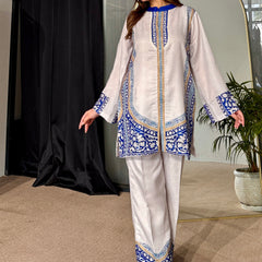 Mist And Sky Festive Kurta Set
