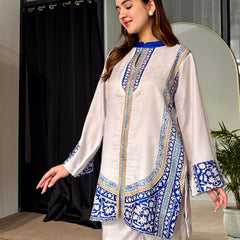 Mist And Sky Festive Kurta Set