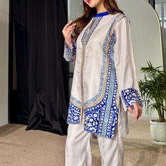 Mist And Sky Festive Kurta Set
