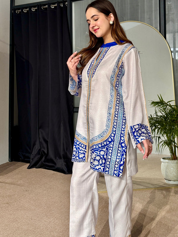 Mist And Sky Festive Kurta Set