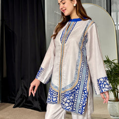 Mist And Sky Festive Kurta Set