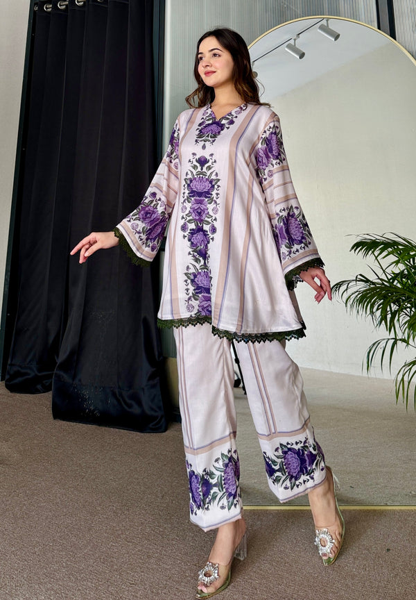 Khayal Beige Kurta Set