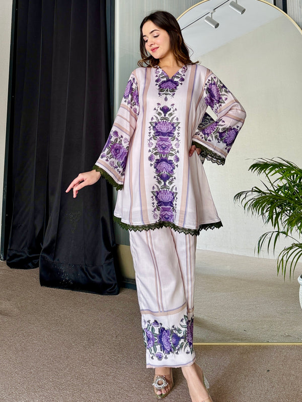 Khayal Beige Kurta Set