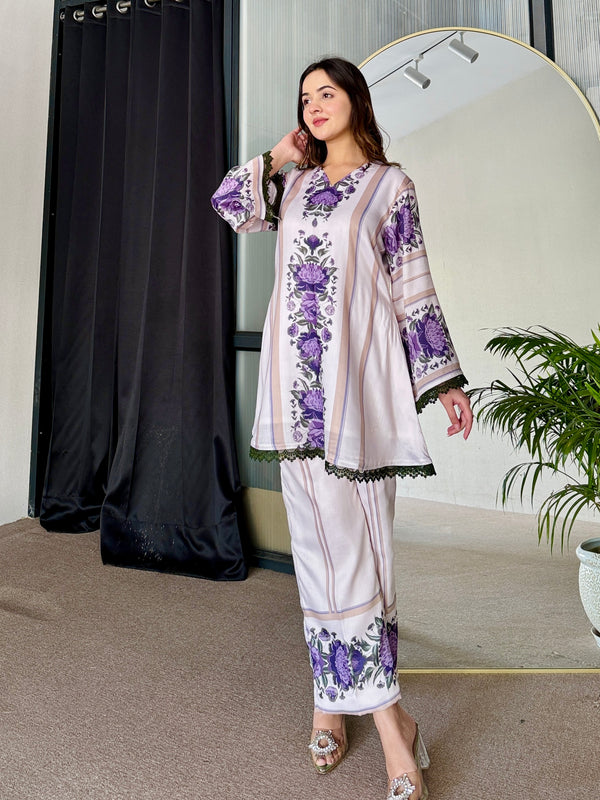Khayal Beige Kurta Set