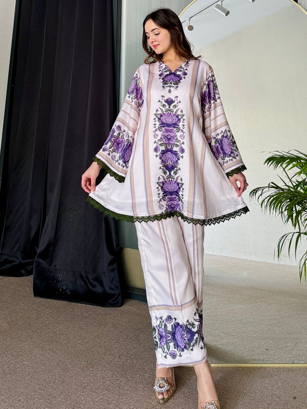 Khayal Beige Kurta Set