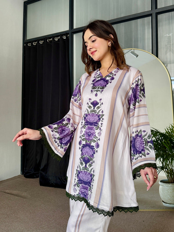 Khayal Beige Kurta Set