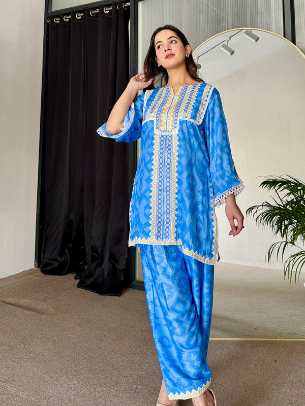 Indigo Skies Kurta Set
