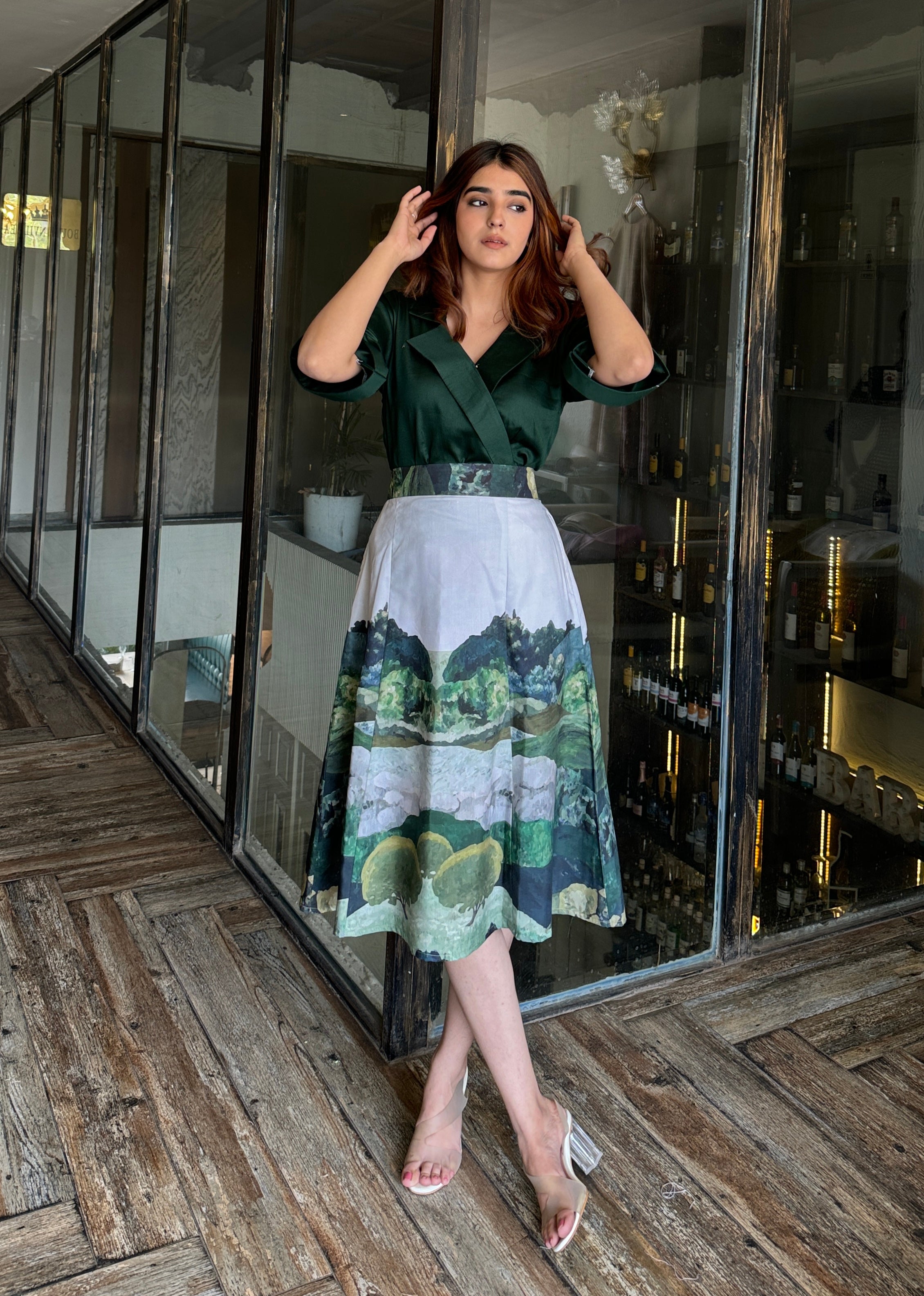 European Style Skirt Set Women's Skirt Sets Online Pluch Designs