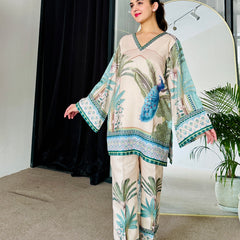 Island Flora Kurta Set
