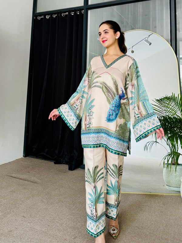 Island Flora Kurta Set