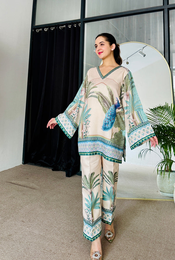 Island Flora Kurta Set