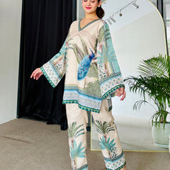 Island Flora Kurta Set