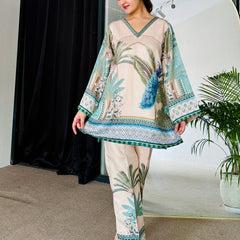 Island Flora Kurta Set